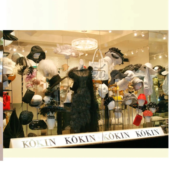 Met gala inspired vintage luxury open hat by  designer Kokin wearable art - Picture 11 of 17